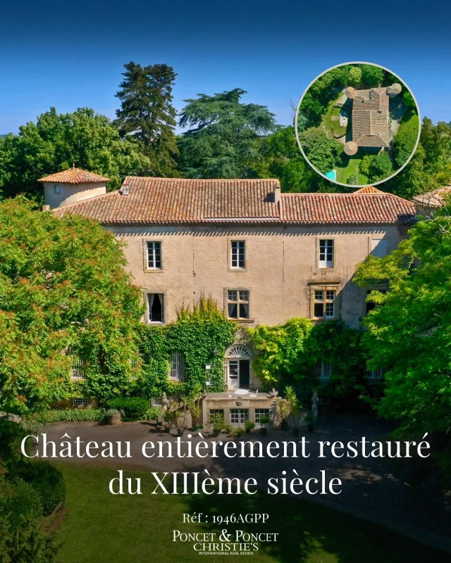 🇫🇷 NOUVEAUTÉ – Château historique restauré du XIIIe siècle

Au cœur de l’Aude verdoyante, entre Mirepoix et Carcassonne, se dévoile un château d’exception, fondé au XIIIe siècle par un seigneur cathare, puis devenu commanderie de l’Ordre de Malte.

Restauré avec passion par deux générations, il marie le prestige médiéval à l’élégance intemporelle. 12 chambres dans le château, 4 dans le cottage indépendant, une piscine, un parc apaisant… Un art de vivre rare, empreint de beauté et de sérénité.

#Nouveauté #ChâteauDeCaractère #ImmobilierDePrestige #Aude #VieDeChâteau #PoncetEtPoncet

🇬🇧 NEW LISTING – Fully Restored 13th-Century Château

Set in the lush countryside of Aude, between Mirepoix and Carcassonne, this remarkable château was founded in the 13th century by a Cathar lord, later transformed into a commandery of the Order of Malta.

Lovingly restored over two generations, it combines medieval grandeur with timeless elegance. 12 bedrooms in the main château, 4 in a separate cottage, a serene park and pool — all wrapped in a peaceful, noble atmosphere.

La Maison Poncet & Poncet | Exclusive affiliate of Christie’s International for all of Occitanie 🌍

[🇫🇷 Vous aimeriez en savoir plus ? / 🇬🇧 Would you like to know more?]

📞 Contact: +33 4 66 20 27 62
📧 Email: contact@poncet-poncet.com
⁦🌐 Website: www.ponce⁩t-poncet.com
