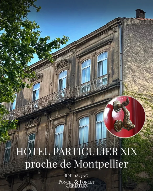 🇫🇷 NOUVEAUTÉ – Hôtel Particulier XIXe à 25 min de Montpellier

À deux pas des commerces et au cœur d’une ville authentique de la vallée de l’Hérault, cet hôtel particulier du XIXe siècle séduit par son élégance intemporelle et ses volumes généreux. Restaurée avec soin, cette demeure d’environ 500 m² habitables marie architecture d’époque et prestations modernes, offrant un art de vivre rare. Espaces de réception lumineux, chambres aux détails préservés, appartement indépendant, vaste jardin arboré, piscine et garage de plus de 200 m² complètent ce bien d’exception.
Une propriété de caractère, aux multiples possibilités, entre ville, nature et vignobles renommés.

#NouvelleAnnonce #HotelParticulier #ImmobilierDeCharme #Montpellier #ValléeDeLHérault #PoncetEtPoncet

🇬🇧 NEW LISTING – 19th Century Mansion near Montpellier

Just 25 minutes from Montpellier, in the heart of a picturesque town in the Hérault valley, this 19th-century mansion is a true gem. Offering nearly 500 m² of living space, the home blends timeless elegance with modern touches. Preserved architectural details, bright reception rooms, independent apartment, landscaped garden, pool, and over 200 m² of garage space make this a unique and versatile property. A rare opportunity in a region prized for its natural beauty, vineyards, and vibrant charm.

La Maison Poncet & Poncet | Exclusive affiliate of Christie’s International for all of Occitanie 🌍

[🇫🇷 Vous aimeriez en savoir plus ? / 🇬🇧 Would you like to know more?]

📞 Contact: +33 4 66 20 27 62
📧 Email: contact@poncet-poncet.com
⁦🌐 Website: www.ponce⁩t-poncet.com
